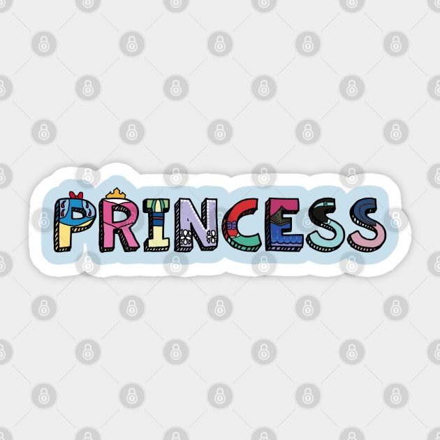 P.R.I.N.C.E.S.S. Sticker by TreyLemons